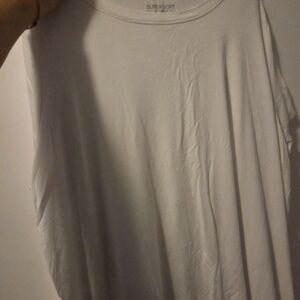 Torrid Supersoft White Muscle Tee